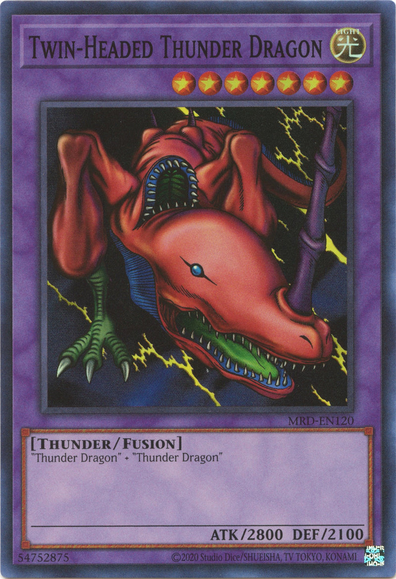 Twin-Headed Thunder Dragon (25th Anniversary) [MRD-EN120] Super Rare Yu-Gi-Oh!