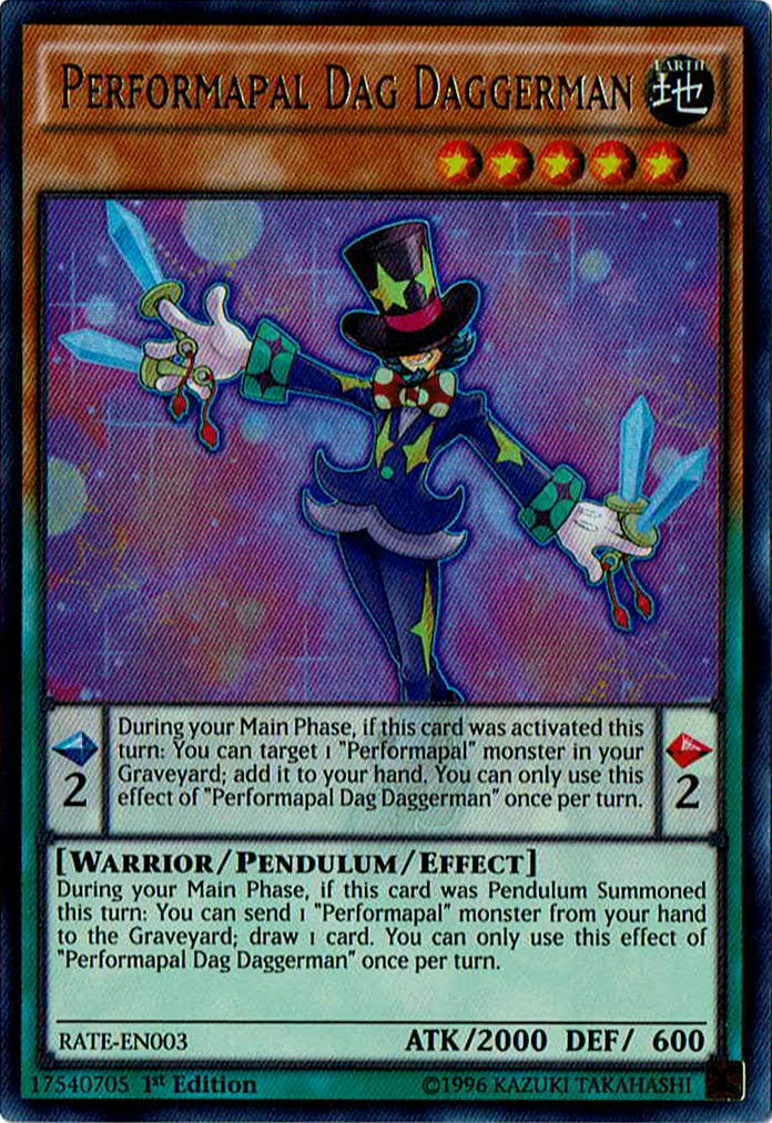 Performapal Dag Daggerman [RATE-EN003] Ultra Rare Yu-Gi-Oh!