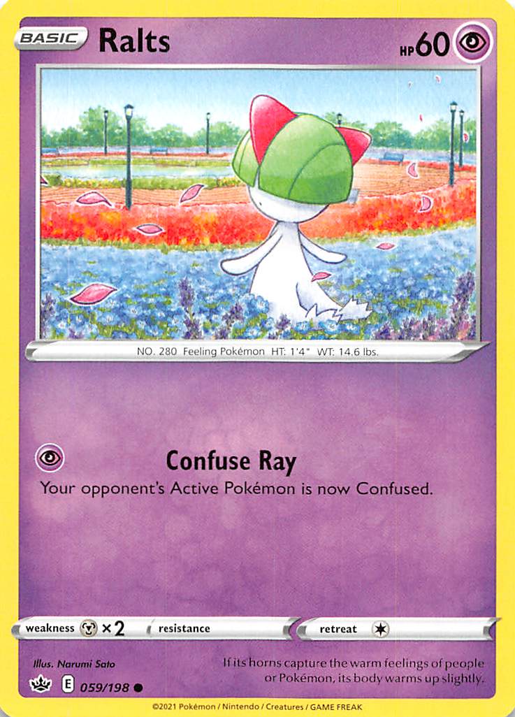 Ralts (059/198) [Sword & Shield: Chilling Reign] Pokémon