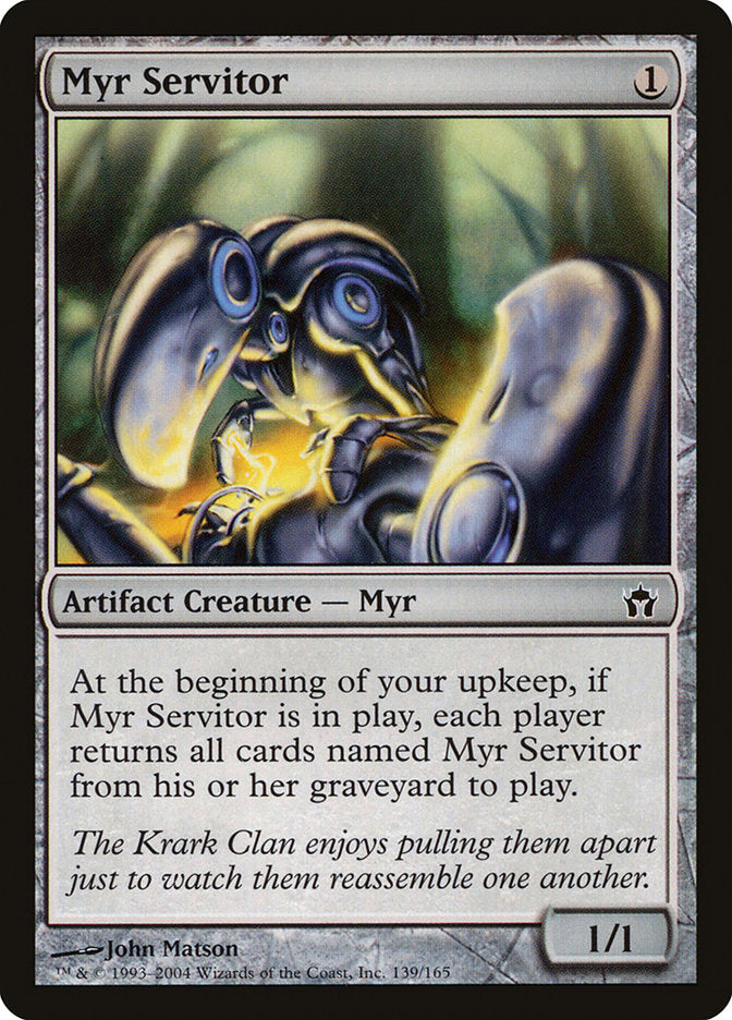 Myr Servitor [Fifth Dawn] Magic: The Gathering