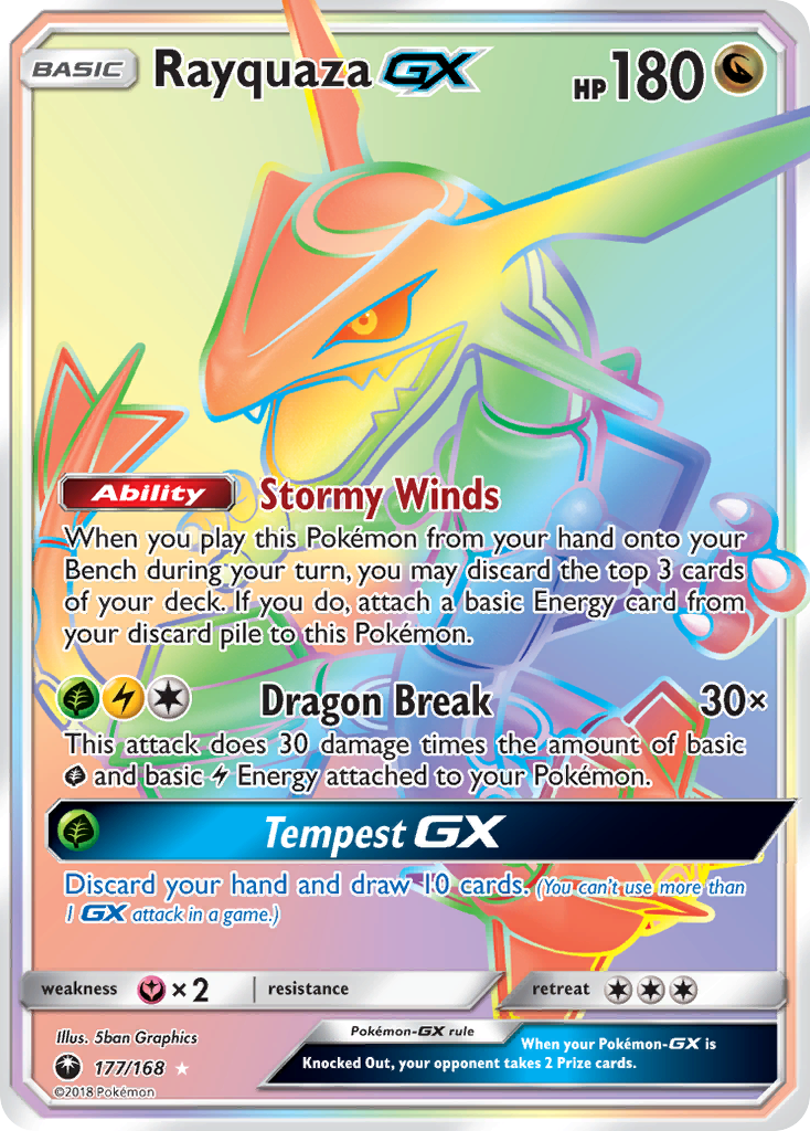 Rayquaza GX (177/168) [Sun & Moon: Celestial Storm] Pokémon