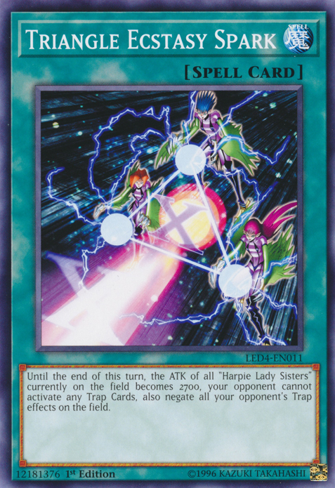 Triangle Ecstasy Spark [LED4-EN011] Common Yu-Gi-Oh!