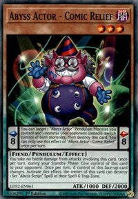 Abyss Actor - Comic Relief [LDS2-EN061] Common Yu-Gi-Oh!