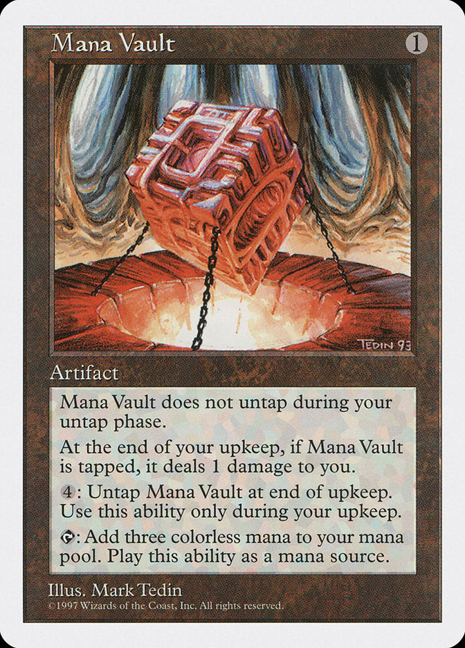 Mana Vault [Fifth Edition] Magic: The Gathering