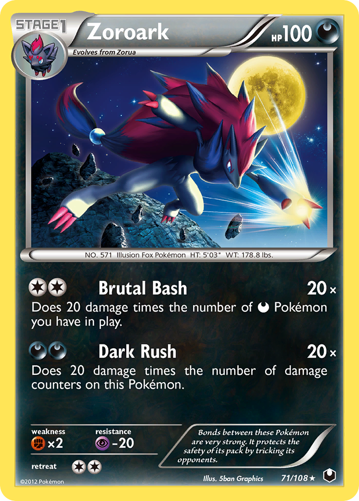 Zoroark (71/108) [Black & White: Dark Explorers] Pokémon