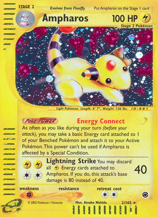 Ampharos (2/165) [Expedition: Base Set] Pokémon