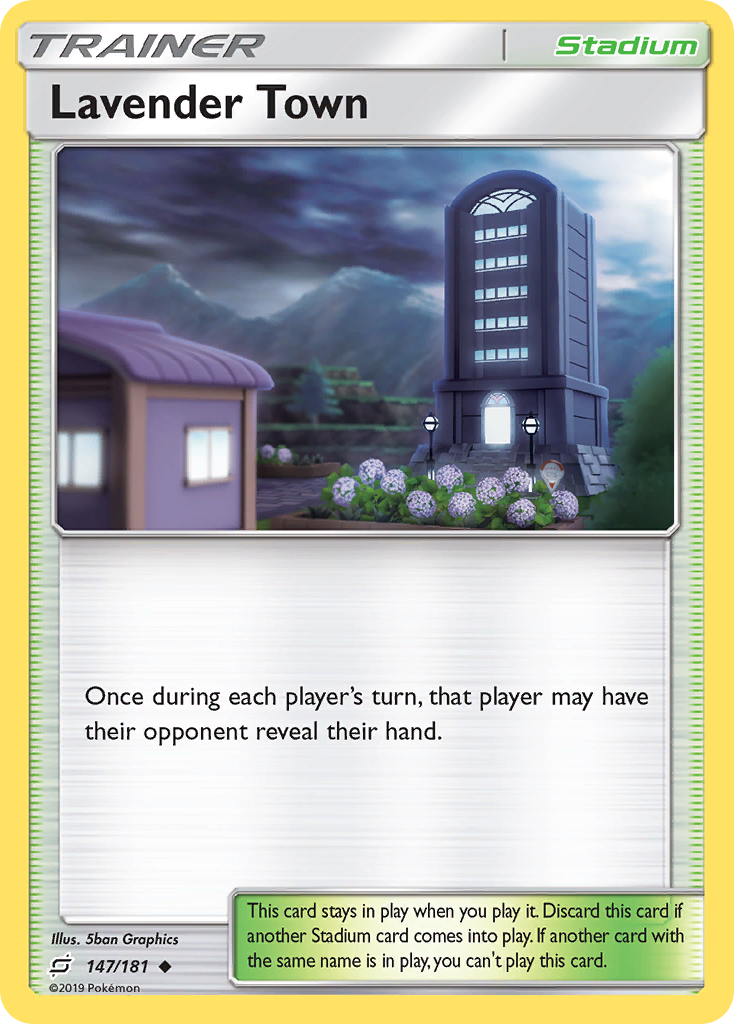 Lavender Town (147/181) [Sun & Moon: Team Up] Pokémon