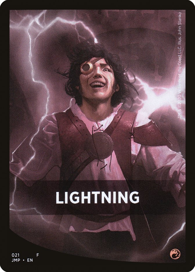 Lightning Theme Card [Jumpstart Front Cards] Magic: The Gathering