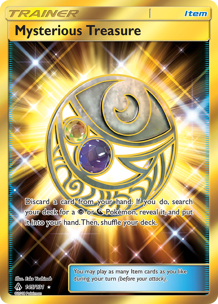 Mysterious Treasure (145/131) [Sun & Moon: Forbidden Light] Pokémon