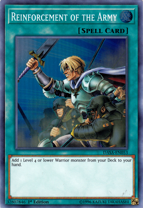 Reinforcement of the Army [DASA-EN053] Super Rare Yu-Gi-Oh!