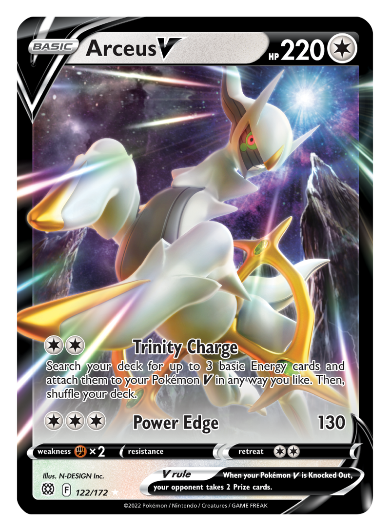 Arceus V (122/172) [Sword & Shield: Brilliant Stars] Pokémon