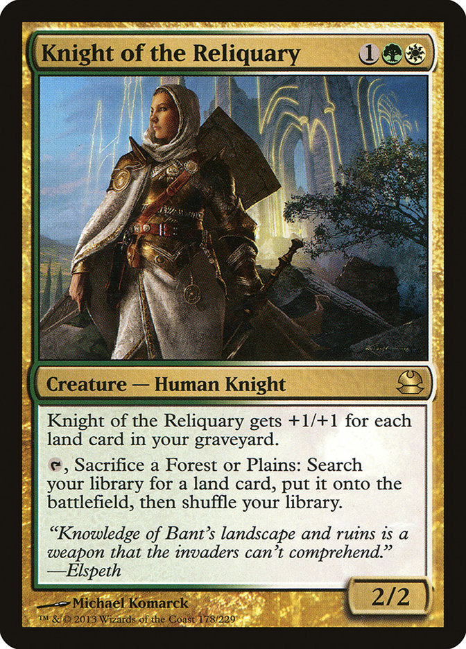 Knight of the Reliquary [Modern Masters] Magic: The Gathering