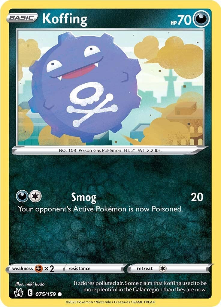 Koffing (075/159) [Sword & Shield: Crown Zenith] Pokémon