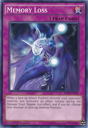 Memory Loss [BP03-EN229] Common Yu-Gi-Oh!