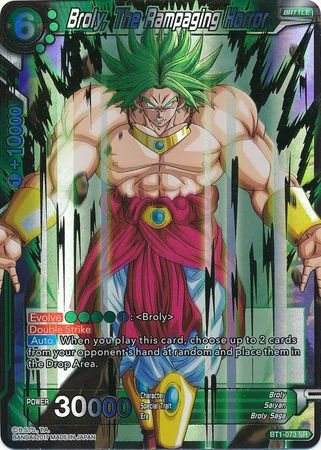 Broly, The Rampaging Horror (BT1-073) [Galactic Battle] Dragon Ball Super