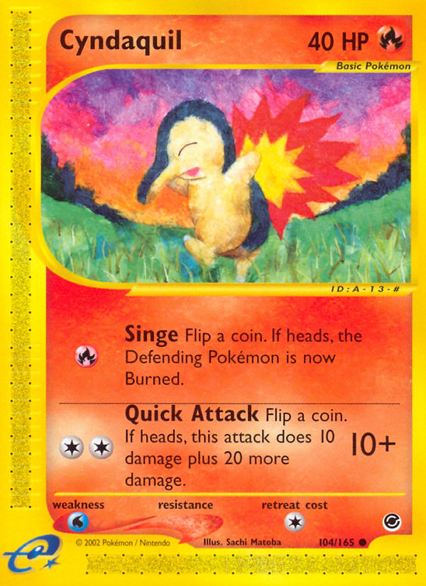 Cyndaquil (104/165) [Expedition: Base Set] Pokémon