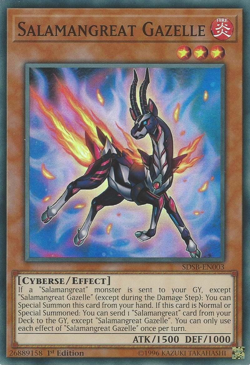 Salamangreat Gazelle [SDSB-EN003] Super Rare Yu-Gi-Oh!