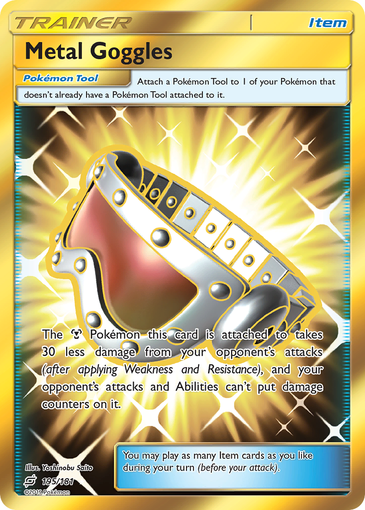 Metal Goggles (195/181) [Sun & Moon: Team Up] Pokémon