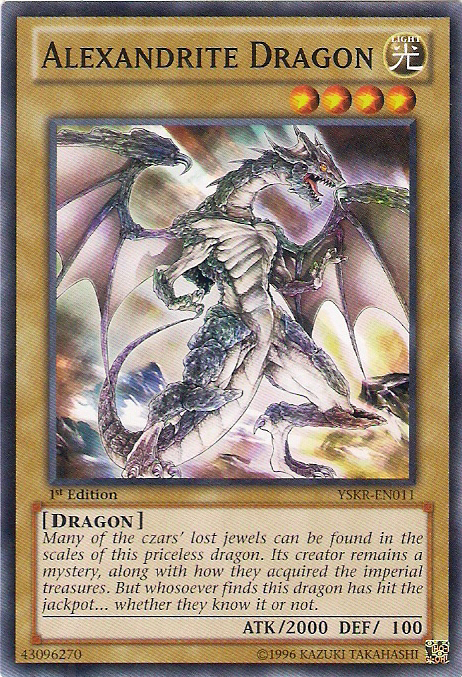 Alexandrite Dragon [YSKR-EN011] Common Yu-Gi-Oh!