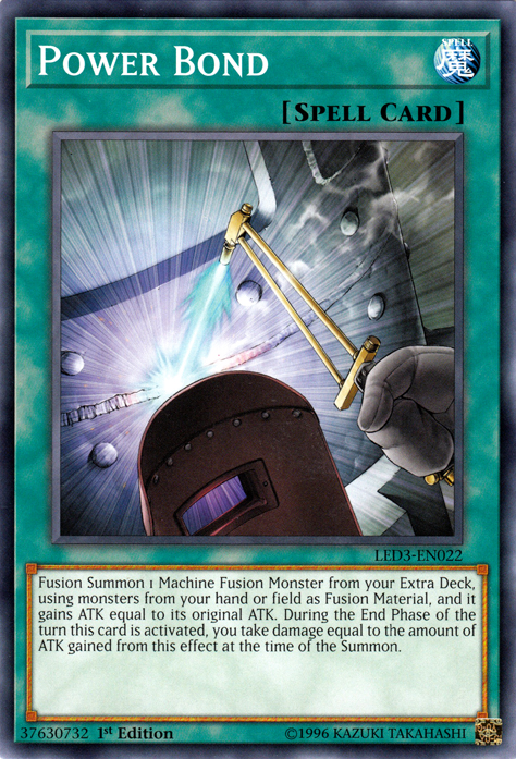 Power Bond [LED3-EN022] Common Yu-Gi-Oh!