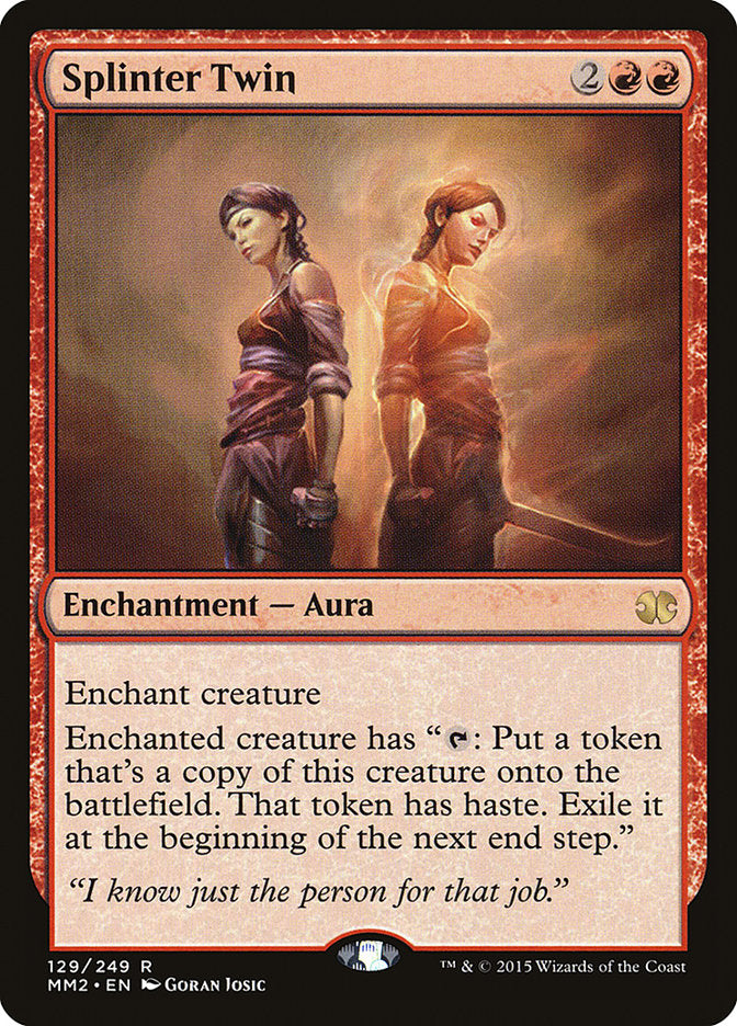 Splinter Twin [Modern Masters 2015] Magic: The Gathering