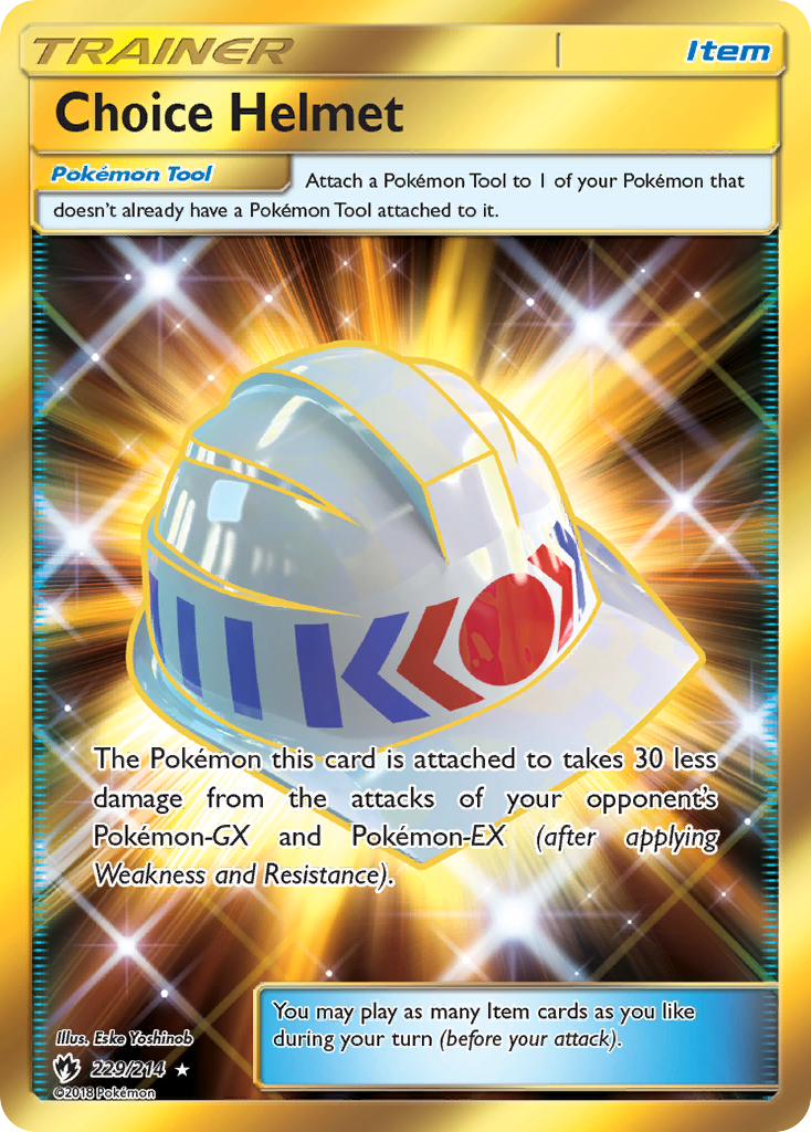 Choice Helmet (229/214) [Sun & Moon: Lost Thunder] Pokémon
