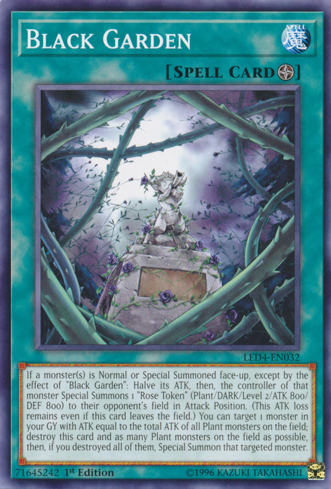 Black Garden [LED4-EN032] Common Yu-Gi-Oh!