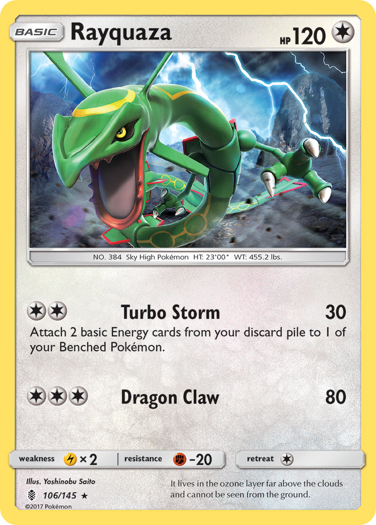 Rayquaza (106/145) [Sun & Moon: Guardians Rising] Pokémon