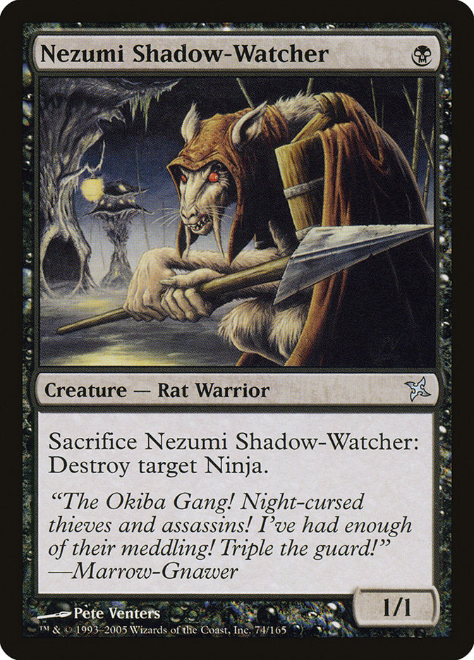 Nezumi Shadow-Watcher [Betrayers of Kamigawa] Magic: The Gathering