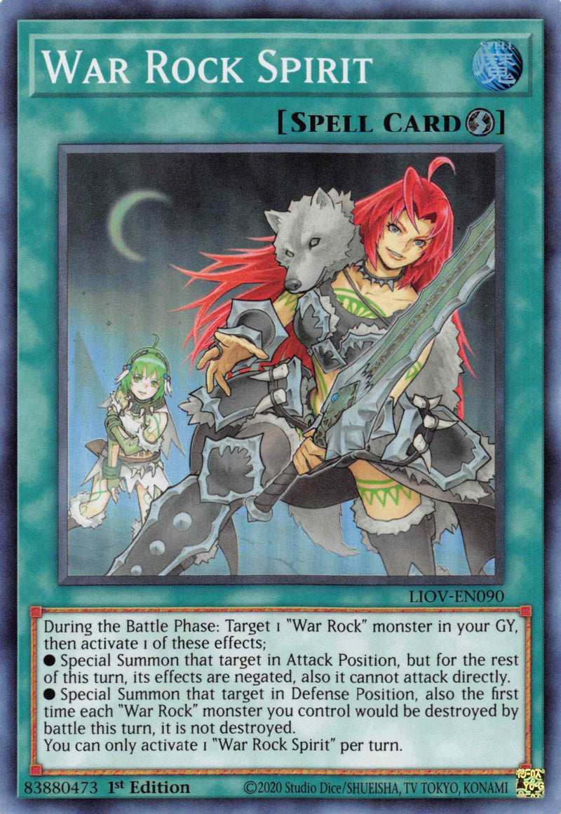War Rock Spirit [LIOV-EN090] Super Rare Yu-Gi-Oh!