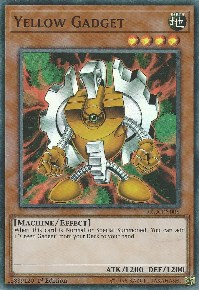 Yellow Gadget [FIGA-EN008] Super Rare Yu-Gi-Oh!