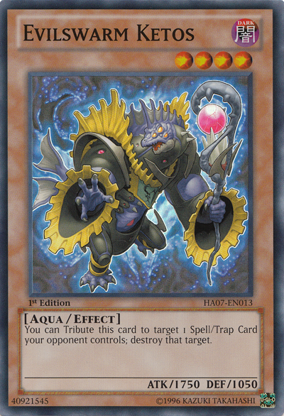 Evilswarm Ketos [HA07-EN013] Super Rare Yu-Gi-Oh!