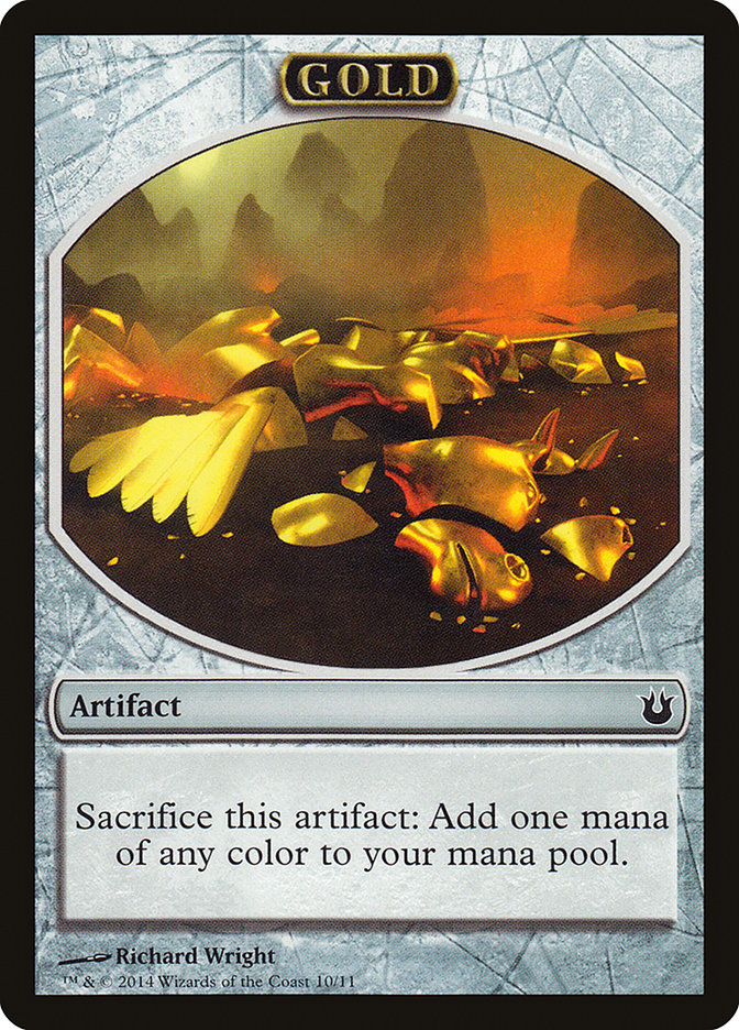 Gold Token [Born of the Gods Tokens] Magic: The Gathering