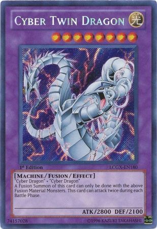 Cyber Twin Dragon [LCGX-EN180] Secret Rare Yu-Gi-Oh!