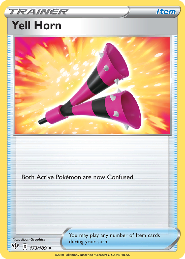 Yell Horn (173/189) [Sword & Shield: Darkness Ablaze] Pokémon
