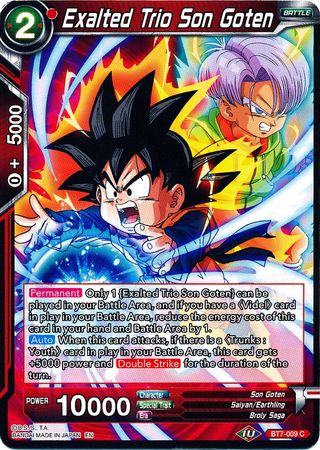 Exalted Trio Son Goten (BT7-009) [Assault of the Saiyans] Dragon Ball Super