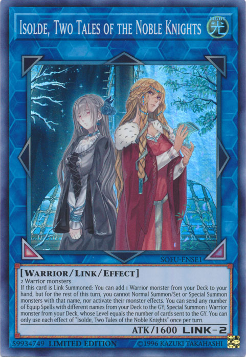 Isolde, Two Tales of the Noble Knights [SOFU-ENSE1] Super Rare Yu-Gi-Oh!