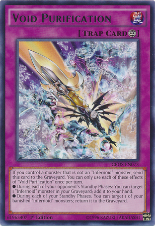 Void Purification [CROS-EN073] Rare Yu-Gi-Oh!