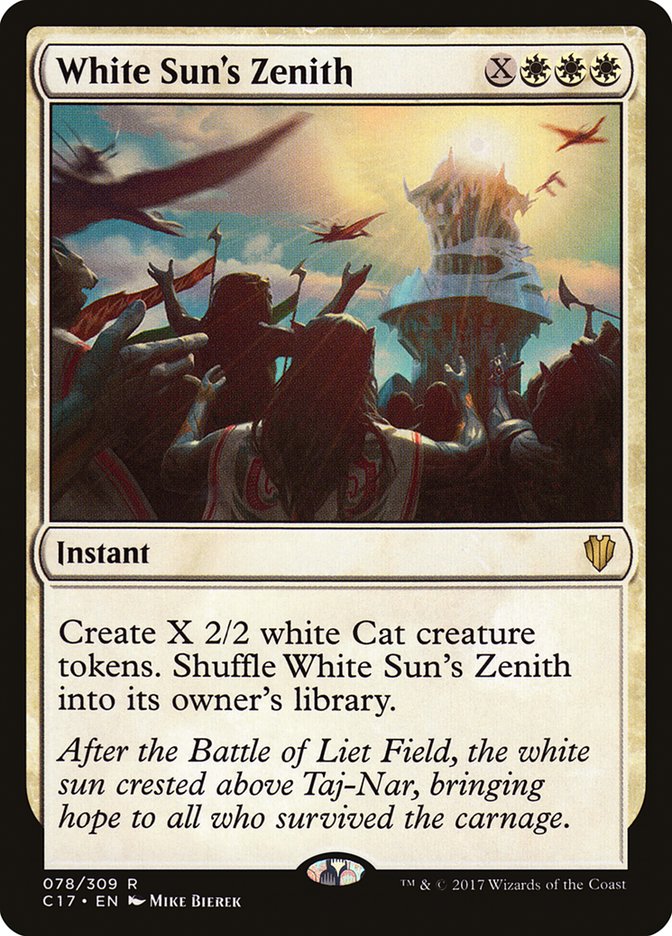 White Sun's Zenith [Commander 2017] Magic: The Gathering