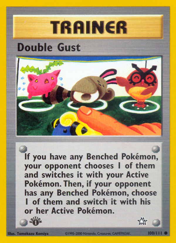 Double Gust (100/111) [Neo Genesis 1st Edition] Pokémon