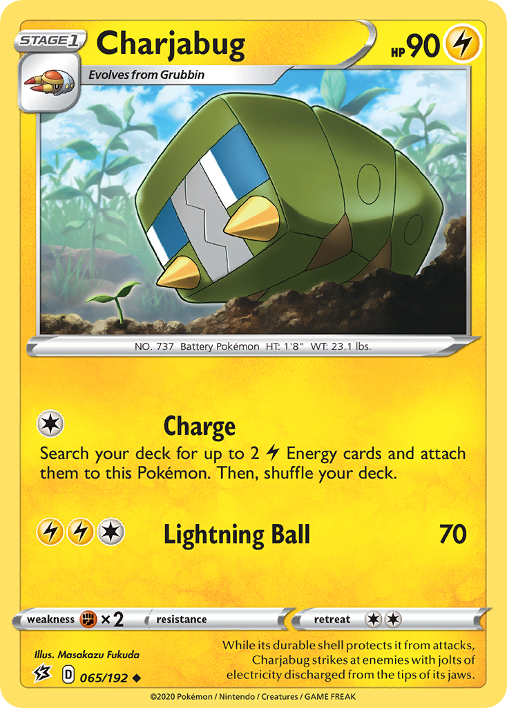 Charjabug (065/192) [Sword & Shield: Rebel Clash] Pokémon