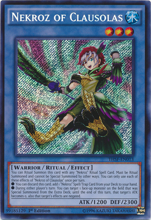 Nekroz of Clausolas [THSF-EN013] Secret Rare Yu-Gi-Oh!