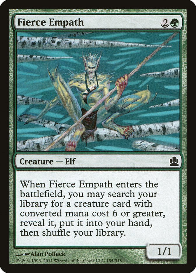 Fierce Empath [Commander 2011] Magic: The Gathering