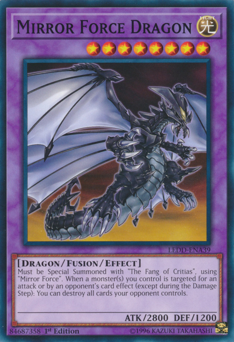 Mirror Force Dragon [LEDD-ENA39] Common Yu-Gi-Oh!