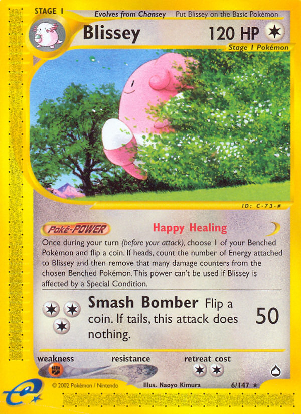 Blissey (6/147) [Aquapolis] Pokémon