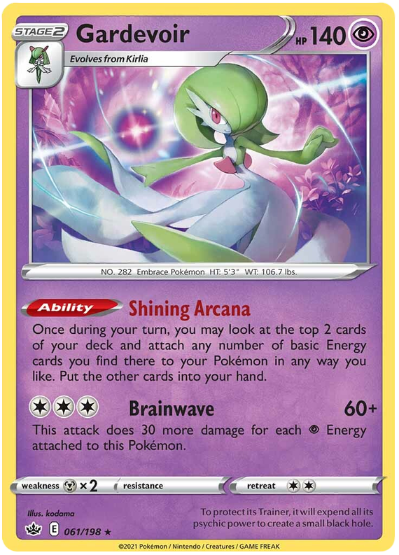 Gardevoir (061/198) (Theme Deck Exclusive) [Sword & Shield: Chilling Reign] Pokémon