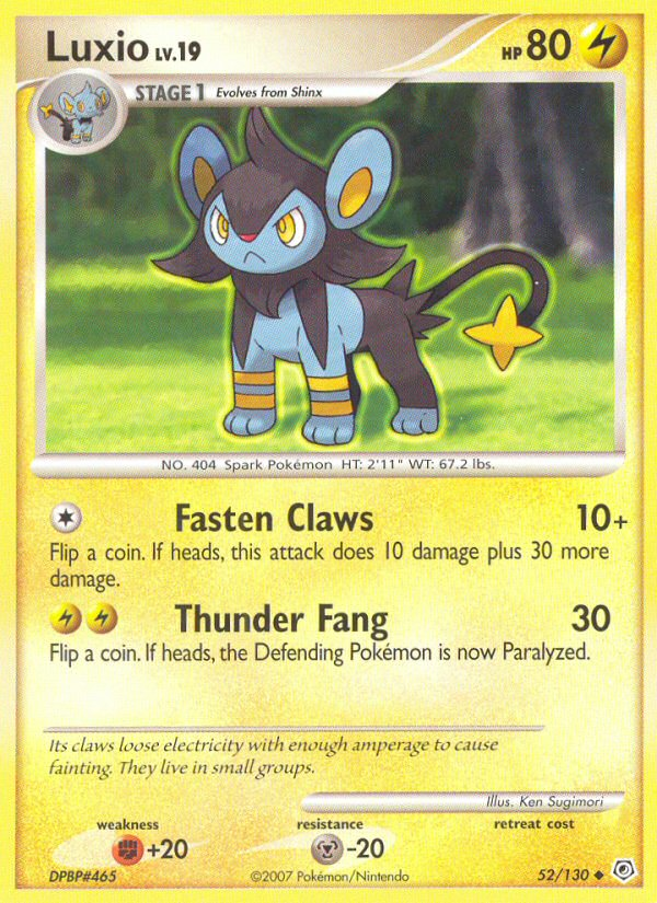 Luxio (52/130) [Diamond & Pearl: Base Set] Pokémon