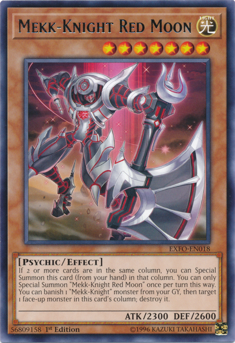 Mekk-Knight Red Moon [EXFO-EN018] Rare Yu-Gi-Oh!