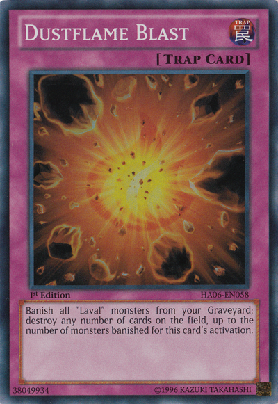 Dustflame Blast [HA06-EN058] Super Rare Yu-Gi-Oh!