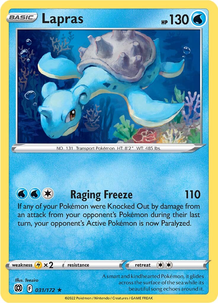 Lapras (031/172) [Sword & Shield: Brilliant Stars] Pokémon